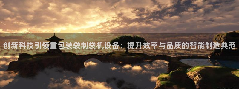 天宏娱乐视频：创新科技引领重包装袋制袋机设备：提升效率与品质