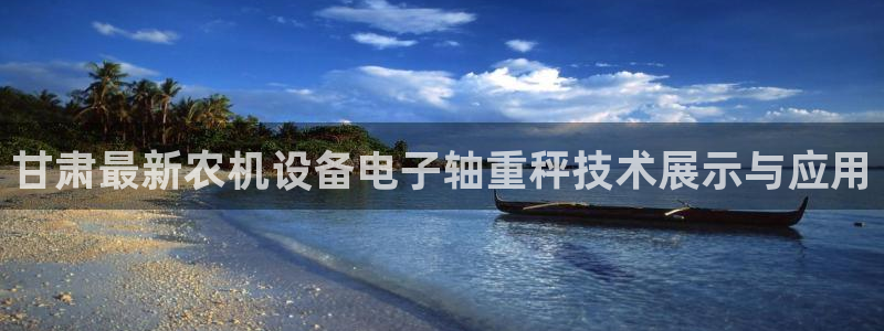 天宏娱乐待遇：甘肃最新农机设备电子轴重秤技术展示与应用